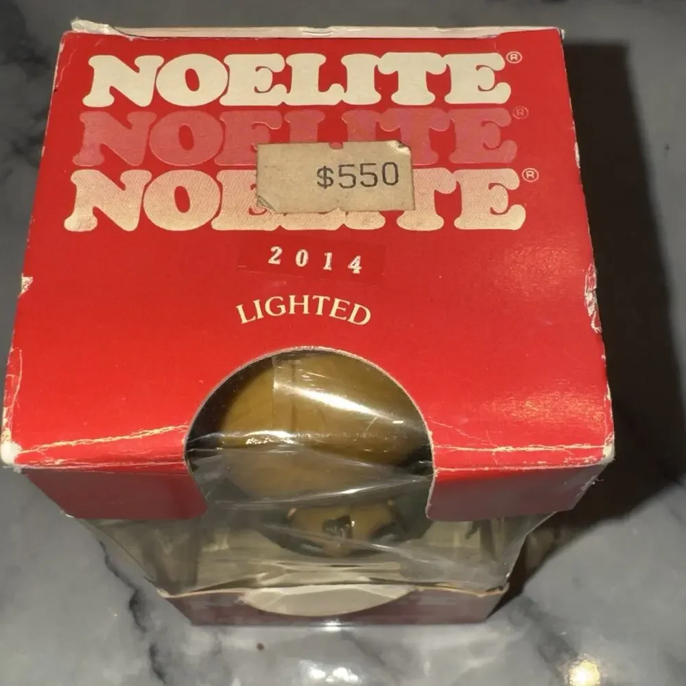 NEW NIB Roman Noelite Christmas Angel Light Up Candle Figurine Vintage Batt Oper